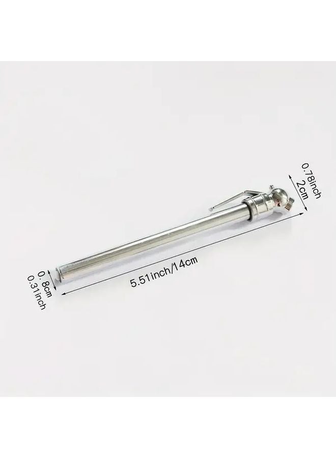 Silvery Portable Tire Pressure Gauge for Accurate Measurement - Image 3